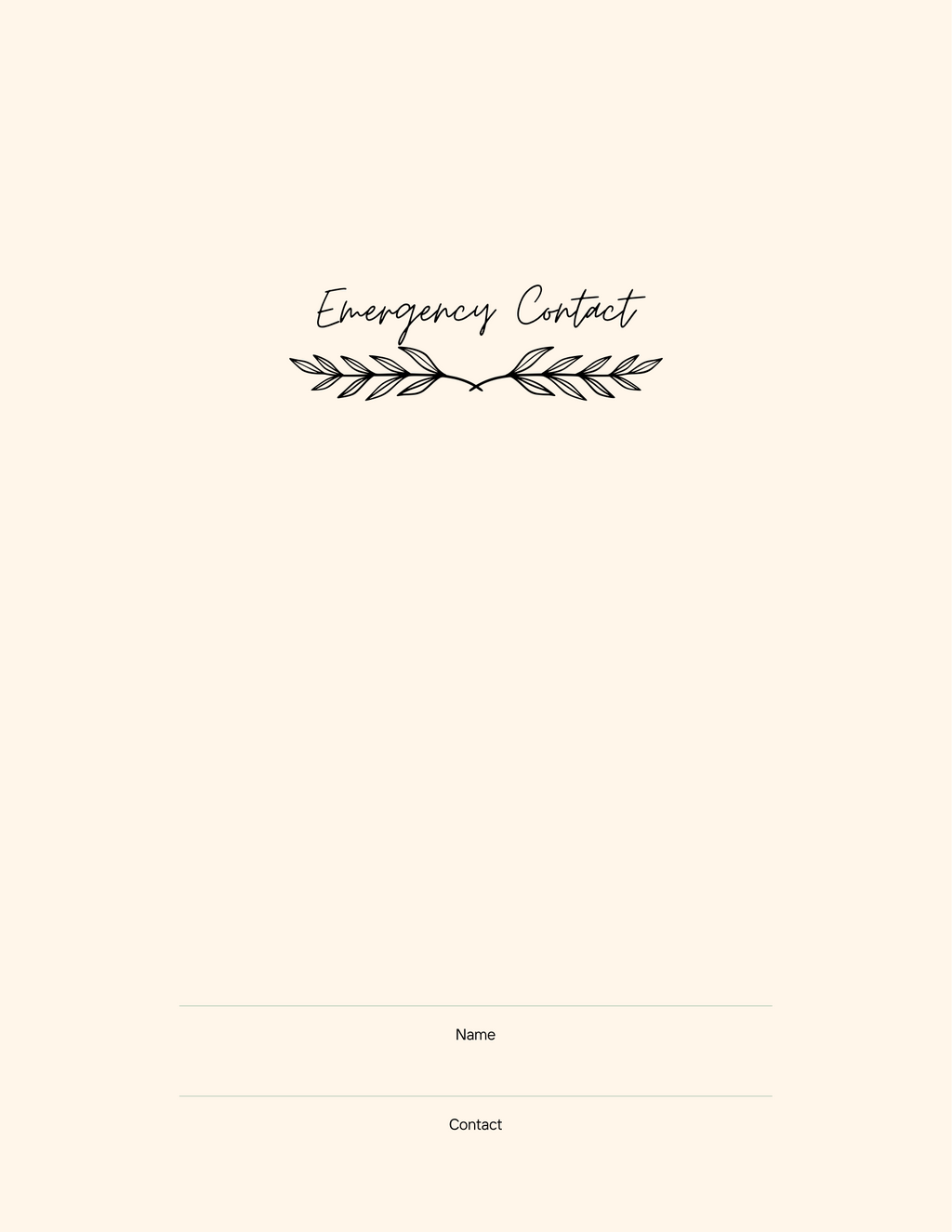 Everyday Planner Printable