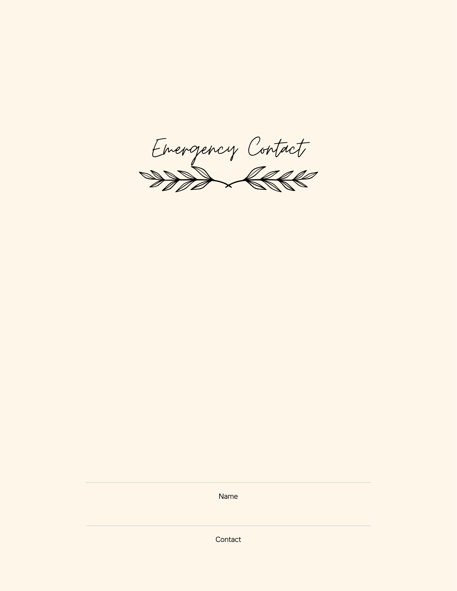 Everyday Planner Printable