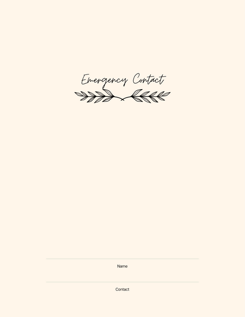 Everyday Planner Printable