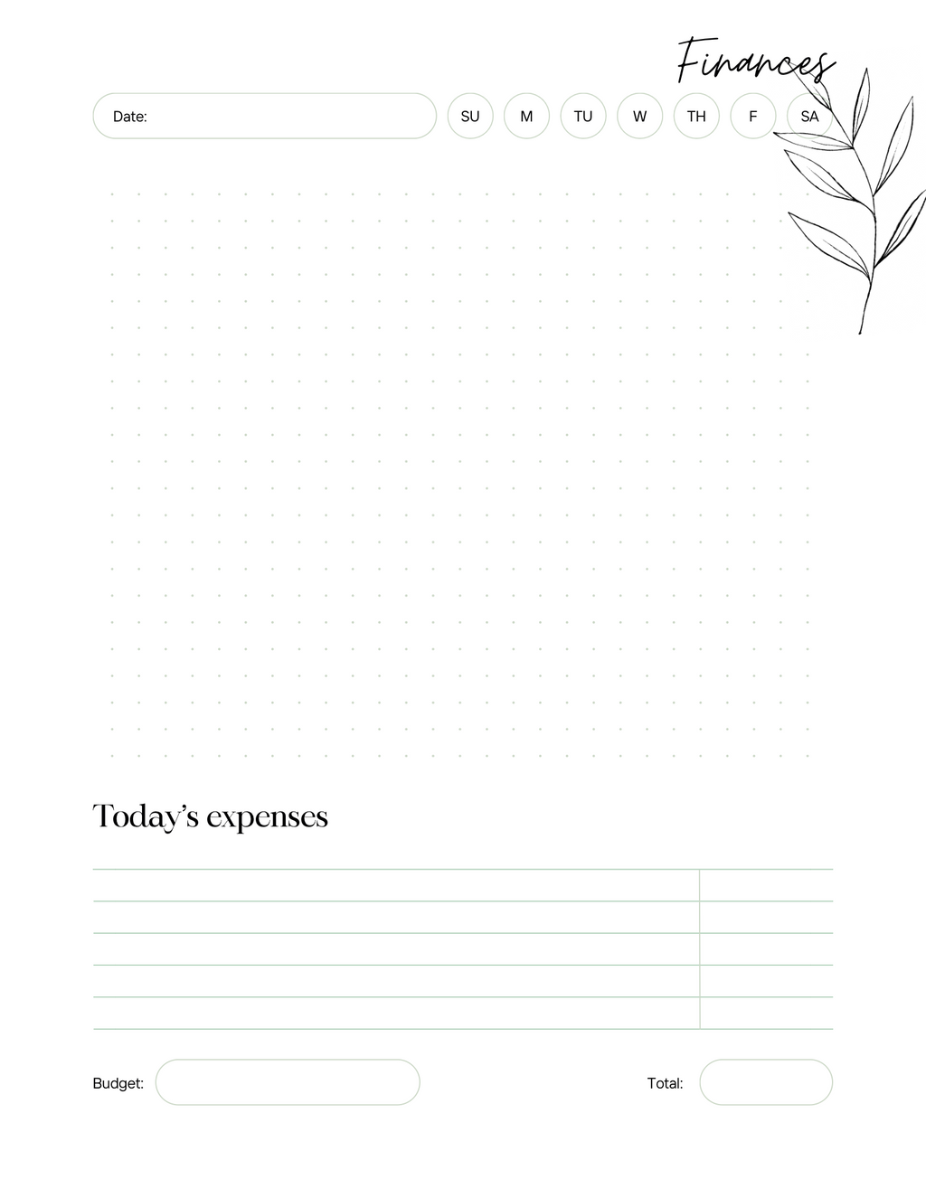 Everyday Planner Printable