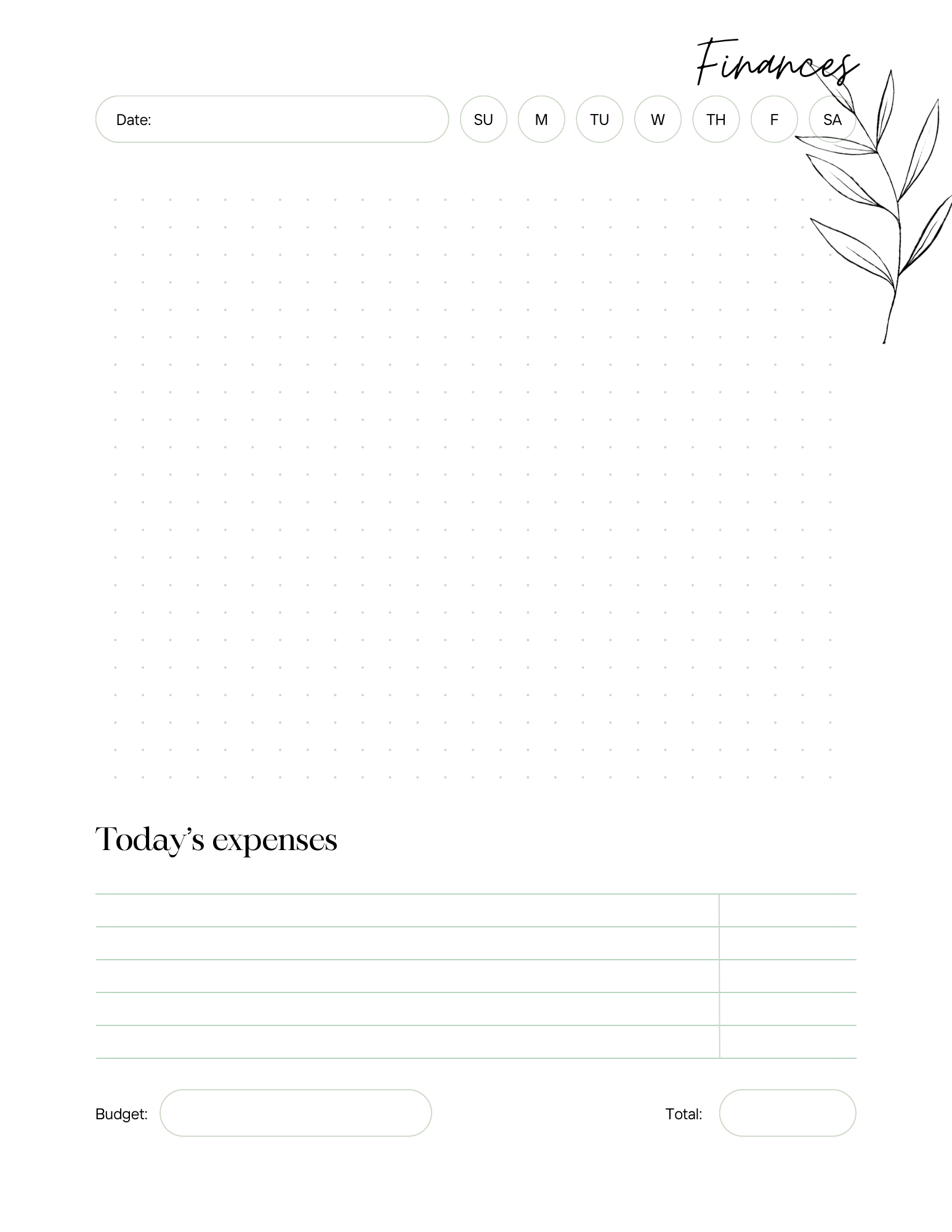 Everyday Planner Printable