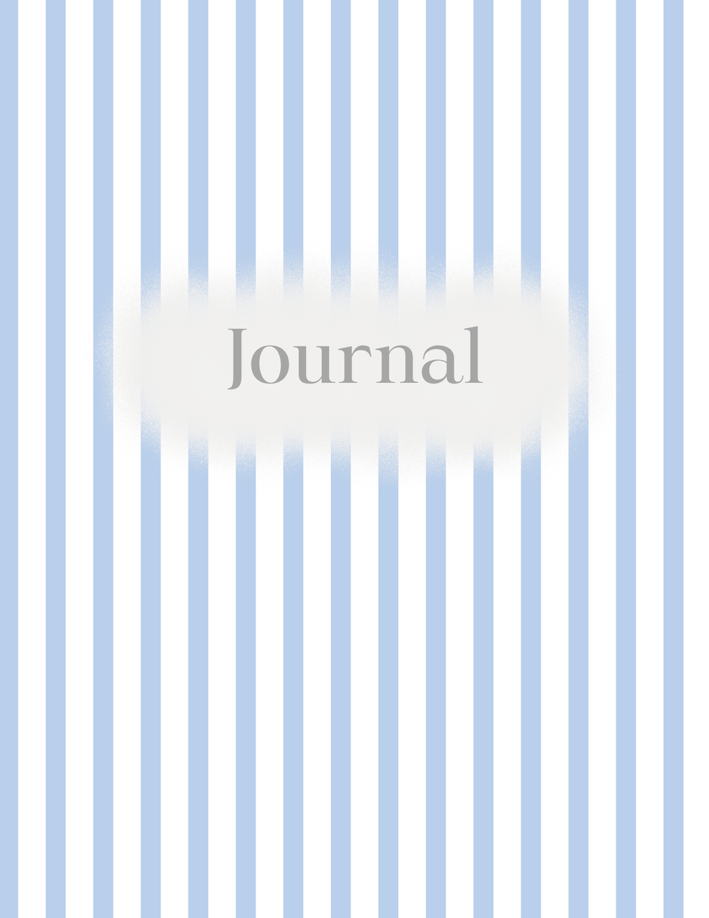 Blue Stripe Journal