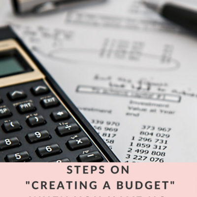 Creating a Budget for the Very First Time!